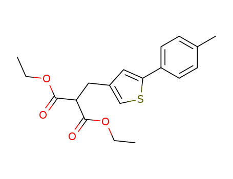 Propanedioic acid, [[5-(4-methylphenyl)-3-thienyl]methyl]-, diethyl ester
