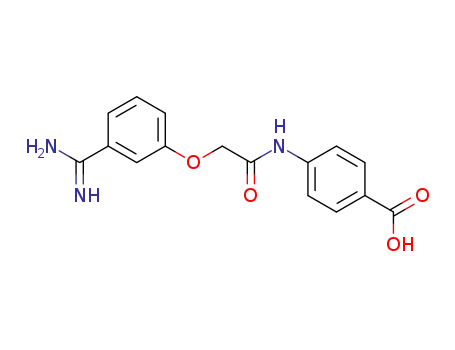 4-[2-(3-carbamimidoyl-phenoxy)-acetylamino]-benzoic acid