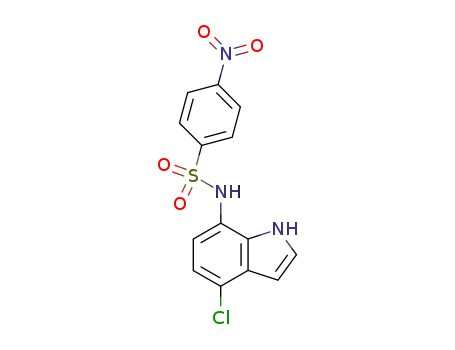 Benzenesulfonamide, N-(4-chloro-1H-indol-7-yl)-4-nitro-