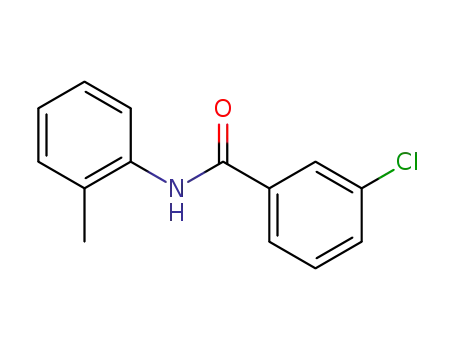 Molecular Structure of 92290-62-5 (3-Chloro-N-(2-Methylphenyl)benzaMide, 97%)