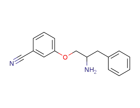 3-(2-AMINO-3-PHENYLPROPOXY)-BENZONITRILE