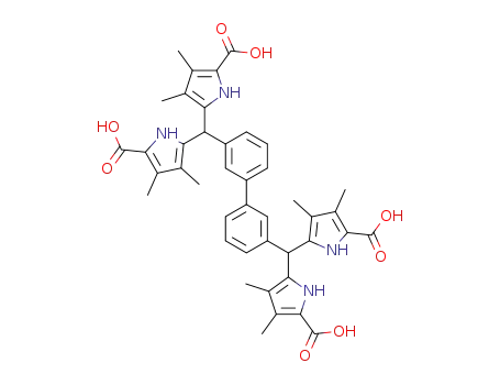 C<sub>42</sub>H<sub>42</sub>N<sub>4</sub>O<sub>8</sub>