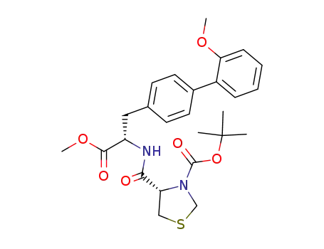 (S)-4-[(S)-2-(2'-Methoxy-biphenyl-4-yl)-1-methoxycarbonyl-ethylcarbamoyl]-thiazolidine-3-carboxylic acid tert-butyl ester