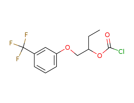 Carbonochloridic acid, 1-[[3-(trifluoromethyl)phenoxy]methyl]propyl
ester