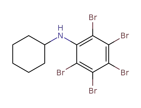 N-cyclohexylpentabromoaniline