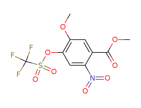5-methoxy-2-nitro-4-trifluoromethanesulfonyloxy-benzoic acid methyl ester