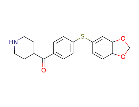 [4-(benzo[1,3]dioxol-5-ylsulfanyl)-phenyl]-piperidin-4-yl-methanone