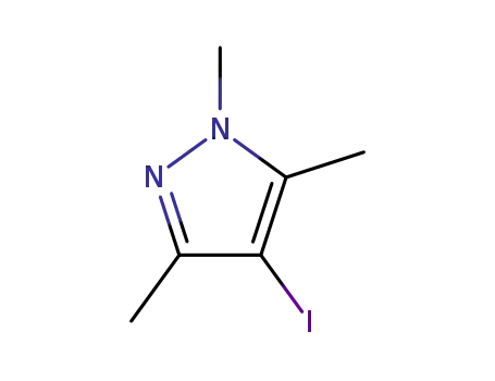 Molecular Structure of 51660-65-2 (4-IODO-1,3,5-TRIMETHYL-1H-PYRAZOLE)