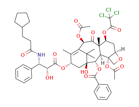 Molecular Structure of 502626-31-5 (C<sub>50</sub>H<sub>58</sub>Cl<sub>3</sub>NO<sub>15</sub>)