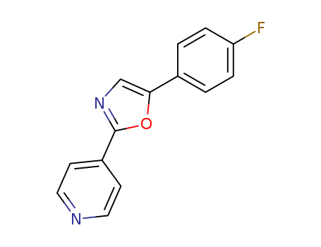 Pyridine, 4-[5-(4-fluorophenyl)-2-oxazolyl]-