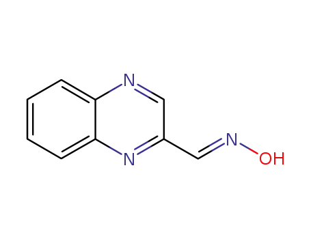 Molecular Structure of 112032-32-3 (QUINOXALINE-2-CARBALDEHYDE OXIME)