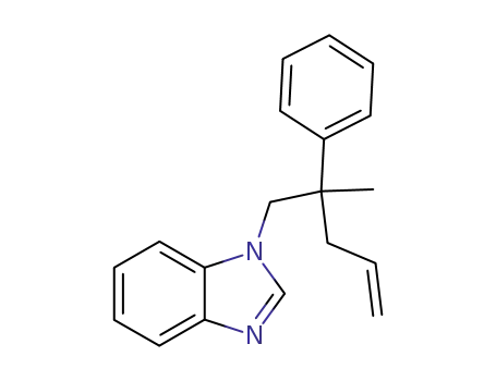 1-(2-methyl-2-phenyl-pent-4-enyl)-1<i>H</i>-benzoimidazole