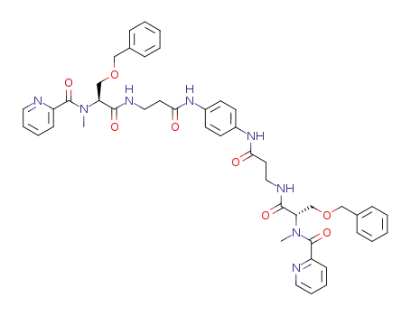 Molecular Structure of 166814-83-1 (C<sub>46</sub>H<sub>50</sub>N<sub>8</sub>O<sub>8</sub>)