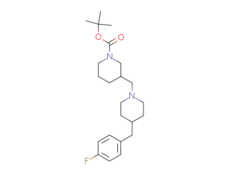 3-[4-(4-fluoro-benzyl)-piperidin-1-ylmethyl]-piperidine-1-carboxylic acid <i>tert</i>-butyl ester