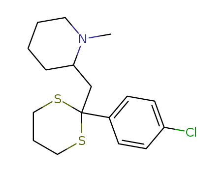 2-[2-(4-chloro-phenyl)-[1,3]dithian-2-ylmethyl]-1-methyl-piperidine