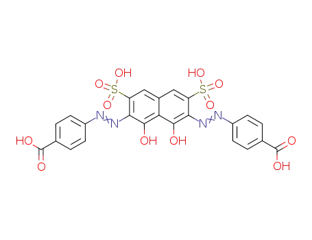 4,4'-[(1,8-Dihydroxy-3,6-disulfo-2,7-naphthalenediyl)bis(azo)]bisbenzoic acid