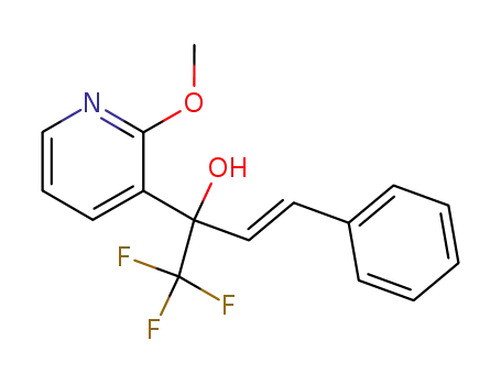 (E)-1,1,1-Trifluoro-2-(2-methoxy-pyridin-3-yl)-4-phenyl-but-3-en-2-ol