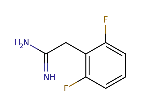 Molecular Structure of 885965-71-9 (2-(2,6-DIFLUORO-PHENYL)-ACETAMIDINE)