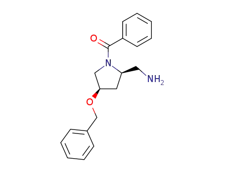 ((2R,4R)-2-Aminomethyl-4-benzyloxy-pyrrolidin-1-yl)-phenyl-methanone