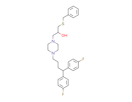 1-(4,4-Bis(4-fluorophenyl)butyl)-4-(2-hydroxy-3-phenylmethylthiopropyl)piperazine