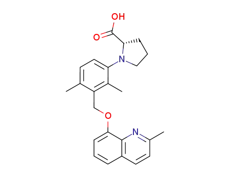 L-Proline, 1-[2,4-dimethyl-3-[[(2-methyl-8-quinolinyl)oxy]methyl]phenyl]-