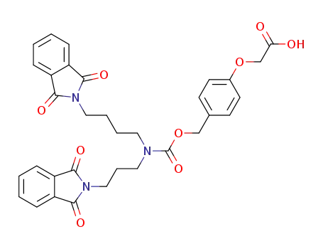 [4-({[4-(1,3-dioxo-1,3-dihydro-isoindol-2-yl)-butyl]-[3-(1,3-dioxo-1,3-dihydro-isoindol-2-yl)-propyl]-carbamoyloxy}-methyl)-phenoxy]-acetic acid