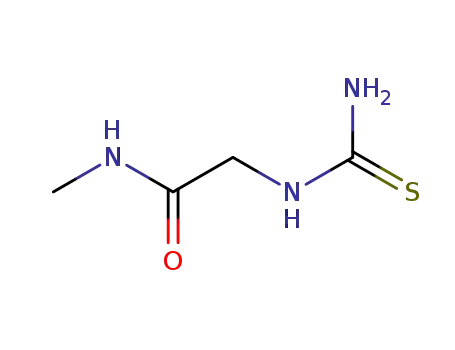 Molecular Structure of 93234-53-8 (Acetamide, 2-[(aminothioxomethyl)amino]-N-methyl-)