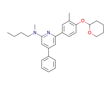 butyl-methyl-{6-[3-methyl-4-(tetrahydro-pyran-2-yloxy)-phenyl]-4-phenyl-pyridin-2-yl}-amine