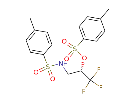 Benzenesulfonamide,
4-methyl-N-[(2S)-3,3,3-trifluoro-2-[[(4-methylphenyl)sulfonyl]oxy]propyl]-