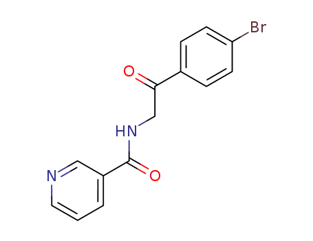 <i>N</i>-[2-(4-bromo-phenyl)-2-oxo-ethyl]-nicotinamide