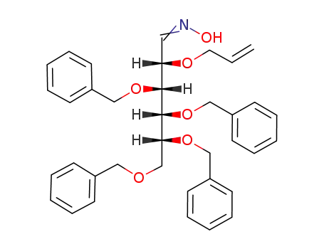 (2S,3R,4R,5R)-2-Allyloxy-3,4,5,6-tetrakis-benzyloxy-hexanal oxime