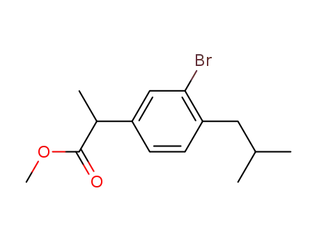 2-(3-bromo-4-isobutyl-phenyl)-propionic acid methyl ester