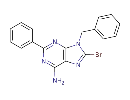 9-benzyl-8-bromo-2-phenyl-9<i>H</i>-purin-6-ylamine