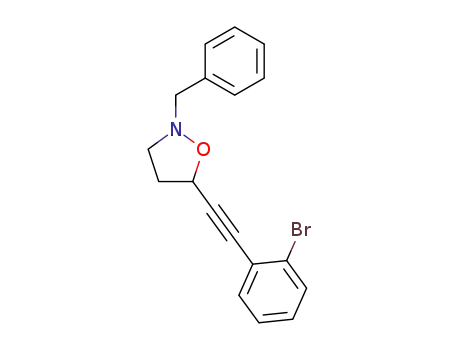 2-benzyl-5-(2-bromo-phenylethynyl)-isoxazolidine