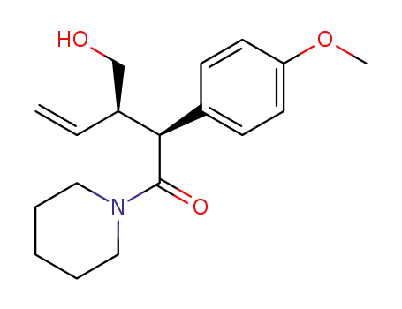 (2S,3R)-3-Hydroxymethyl-2-(4-methoxy-phenyl)-1-piperidin-1-yl-pent-4-en-1-one