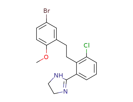 1H-Imidazole,
2-[2-[2-(5-bromo-2-methoxyphenyl)ethyl]-3-chlorophenyl]-4,5-dihydro-