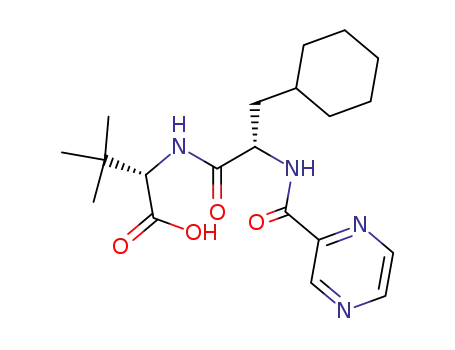 L-Valine, 3-cyclohexyl-N-(pyrazinylcarbonyl)-L-alanyl-3-methyl-