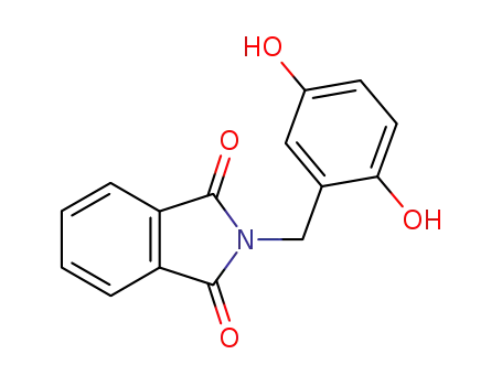 Molecular Structure of 847258-00-8 (1H-Isoindole-1,3(2H)-dione, 2-[(2,5-dihydroxyphenyl)methyl]-)