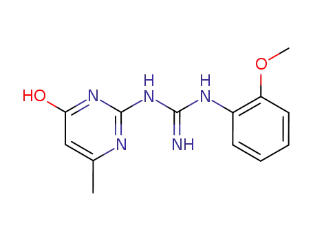 <i>N</i>-(4-hydroxy-6-methyl-pyrimidin-2-yl)-<i>N</i>'-(2-methoxy-phenyl)-guanidine