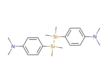 Molecular Structure of 10536-64-8 (Benzenamine,
4,4'-(1,1,2,2-tetramethyl-1,2-disilanediyl)bis[N,N-dimethyl-)