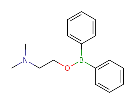 Molecular Structure of 1028-93-9 (2-(dimethylamino)ethyl diphenylborinate)