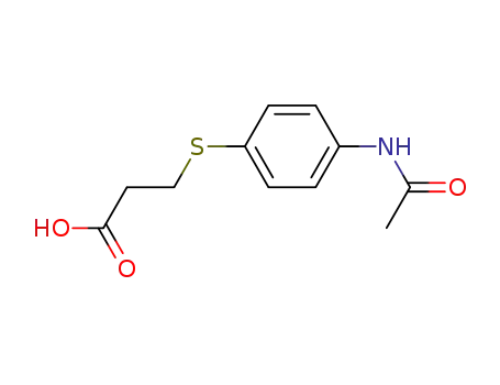 3-[4-(acetamido)phenylthio]propionic acid