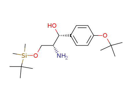 2-amino-1-(4-<i>tert</i>-butoxy-phenyl)-3-(<i>tert</i>-butyl-dimethyl-silanyloxy)-propan-1-ol