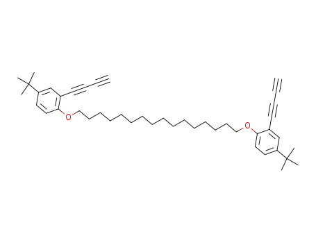 1,16-bis(2-butadiynyl-4-tert-butylphenyloxy)hexadecane