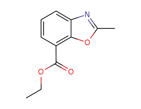 Molecular Structure of 1234847-45-0 (7-(Methoxycarbonyl)-2-methyl-1,3-benzoxazole)