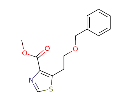 5-(2-benzyloxy-ethyl)-thiazole-4-carboxylic acid methyl ester