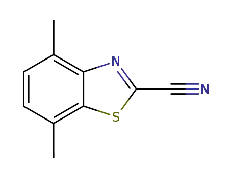 2-벤조티아졸카르보니트릴,4,7-디메틸-(9CI)