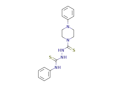 Molecular Structure of 926037-26-5 (1-Piperazinecarbothioic acid, 4-phenyl-,
2-[(phenylamino)thioxomethyl]hydrazide)