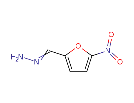 Molecular Structure of 24186-59-2 ((1E)-[(5-nitrofuran-2-yl)methylidene]hydrazine)