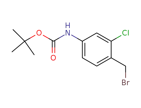 Tert-butyl (4-(bromomethyl)-3-chlorophenyl)carbamate